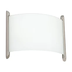 Aplique de pared Lindby Filippa, 31 cm, níquel, cristal, E27