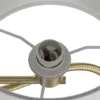 Aplique de pared Lindby Florens, latón, lámpara de lectura LED, 23,5 cm