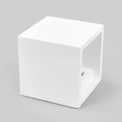 Aplique de pared Lindby Freja, blanco, escayola, G9