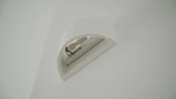 Aplique de pared Lindby Heiko, arriba/abajo, escayola, blanco, altura 12 cm