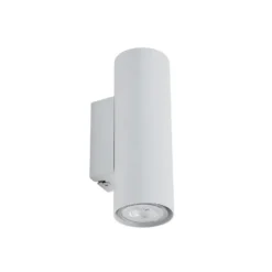 Aplique de pared Lindby Joffrey, 18 cm, blanco, arriba/abajo, GU10