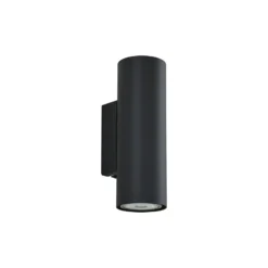 Aplique de pared Lindby Joffrey, 18 cm, negro, arriba/abajo, GU10