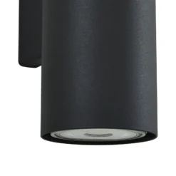 Aplique de pared Lindby Joffrey, 18 cm, negro, arriba/abajo, GU10