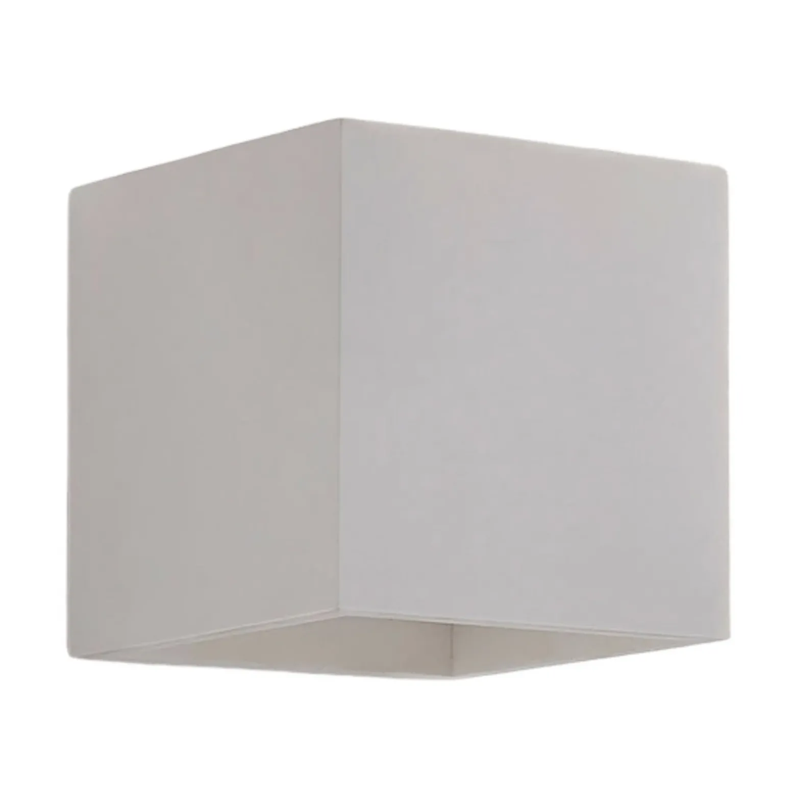 Aplique de pared Lindby Kay, blanco, escayola, 11,5 x 11,5 cm