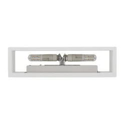 Aplique de pared Lindby Mavora, angular, 25 cm, blanco, escayola, G9