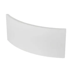 Aplique de pared Lindby Naike, blanco, escayola, altura 15 cm