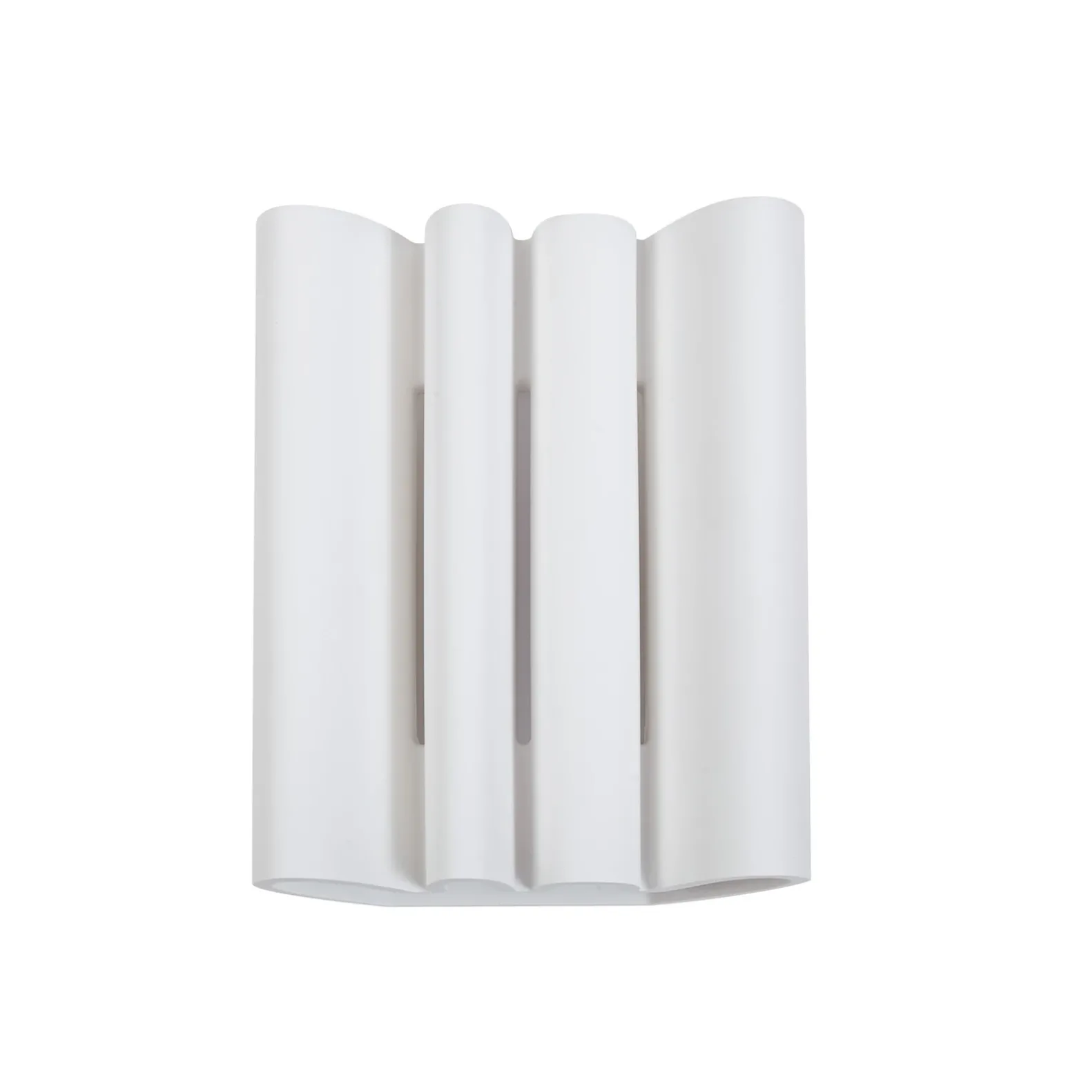 Aplique de pared Lindby Novali, blanco, escayola, arriba/abajo, 26 cm, G9