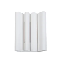 Aplique de pared Lindby Novali, blanco, escayola, arriba/abajo, 26 cm, G9
