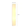 Aplique de pared Lindby Ophelia, altura 39 cm, blanco, cristal