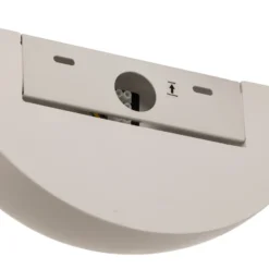 Aplique de pared Lindby Pascali, altura 13 cm, blanco, escayola