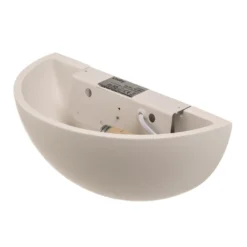 Aplique de pared Lindby Pascali, altura 13 cm, blanco, escayola