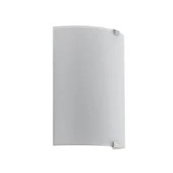 Aplique de pared Lindby «Phil», blanco, cristal, altura 21 cm