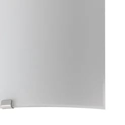 Aplique de pared Lindby «Phil», blanco, cristal, altura 21 cm