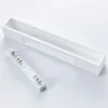 Aplique de pared Lindby Santino, 51 cm, escayola, G9, pintable