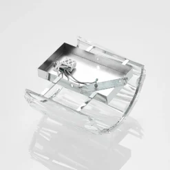 Aplique de pared Lindby Sofia, transparente, acrílico, 23cm