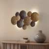 Aplique de pared Lindby Soraya, dorado/cobre, metal, 2 luces, 51cm