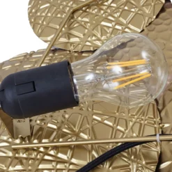 Aplique de pared Lindby Soraya, dorado/cobre, metal, 2 luces, 51cm