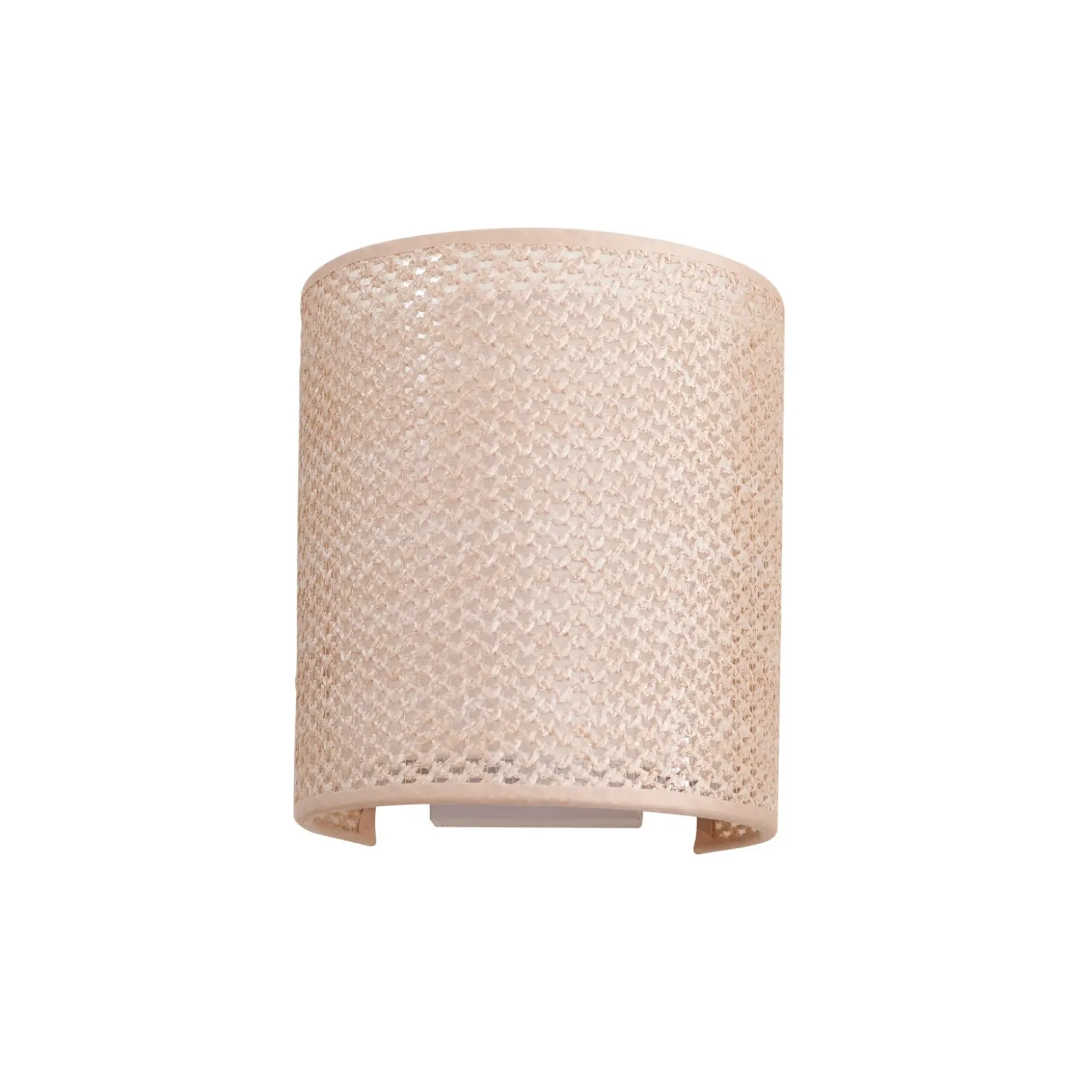 Aplique de pared Lindby Soula, 20 cm, beige, plástico, E27