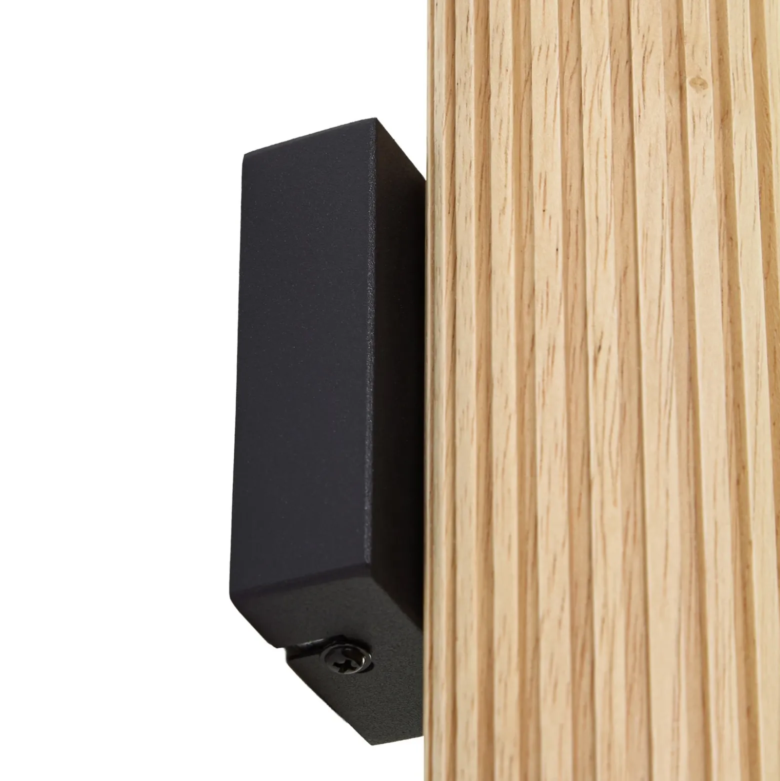 Aplique de pared Lindby Stralino, 2 luces, altura 22 cm, madera