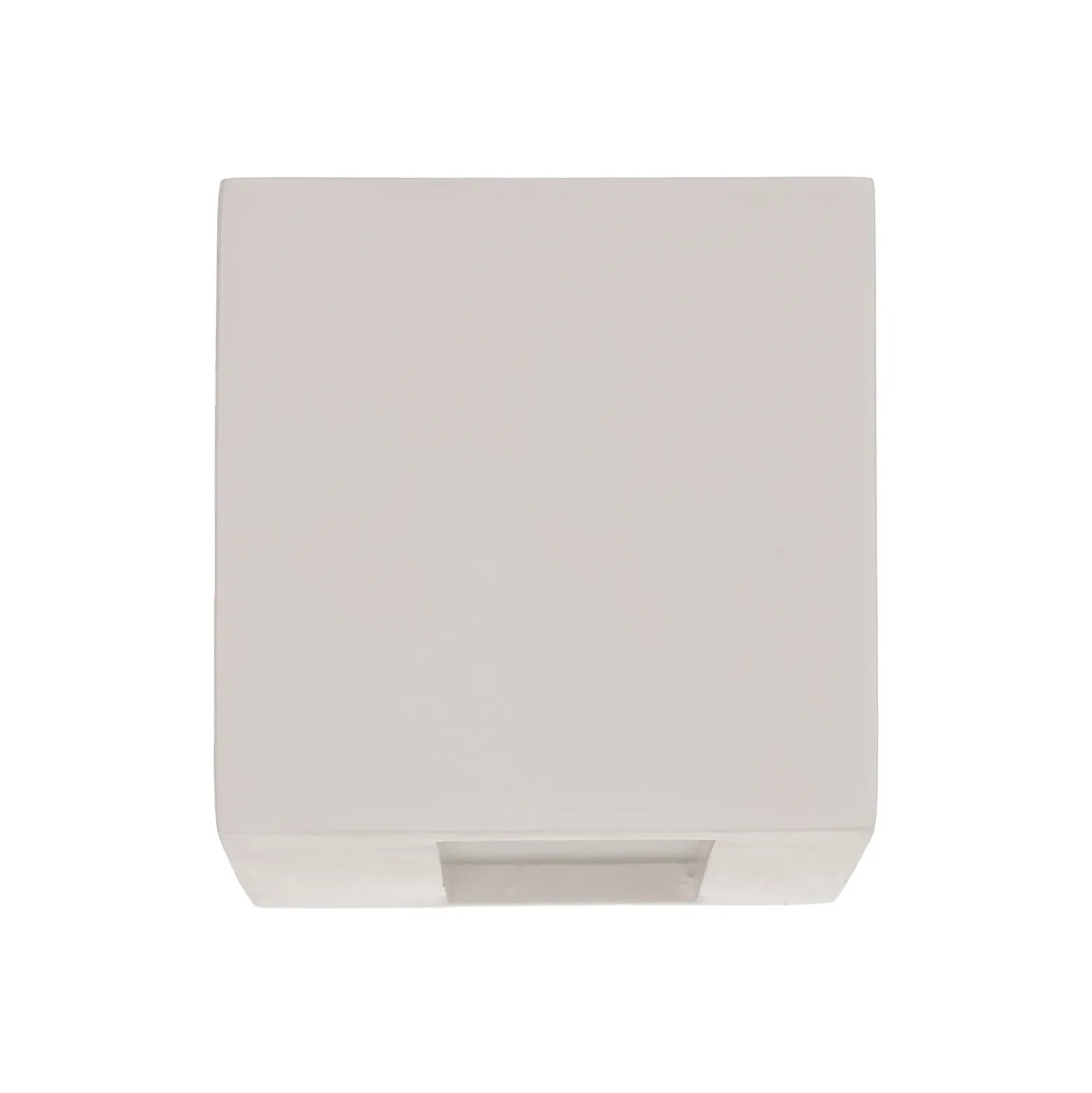 Aplique de pared Lindby Tjada, 22 cm, blanco, escayola, G9, pintable