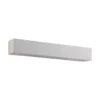 Aplique de pared Lindby Tjada, 51 cm, blanco, escayola, G9, pintable