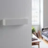 Aplique de pared Lindby Tjada, 35 cm, blanco, escayola, G9, pintable