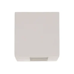 Aplique de pared Lindby Tjada, 22 cm, blanco, escayola, G9, pintable