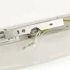 Aplique de pared Lindby Tommi, blanco, escayola, 100 cm, E14, pintable