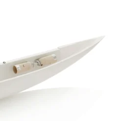 Aplique de pared Lindby Tommi, blanco, escayola, 100 cm, E14, pintable