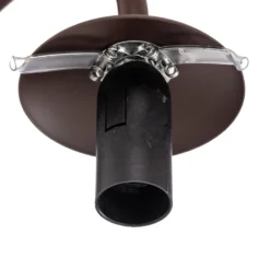 Aplique de pared Lindby Valentina, E14, gris humo, cristal, 28,6 cm