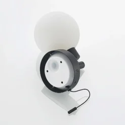 Aplique de pared Lindby Zaniba, negro