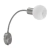 Aplique de pared Lioma de Lindby con brazo flexible, níquel