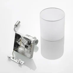 Aplique de pared Lucande Brinja, 45 cm, orientable, brazo de lectura, E27