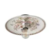 Aplique de pared Lucande Faelira, rosa/blanco, cerámica