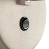 Aplique de pared Lucande Silka, 14 cm, beige, flexible, enchufe