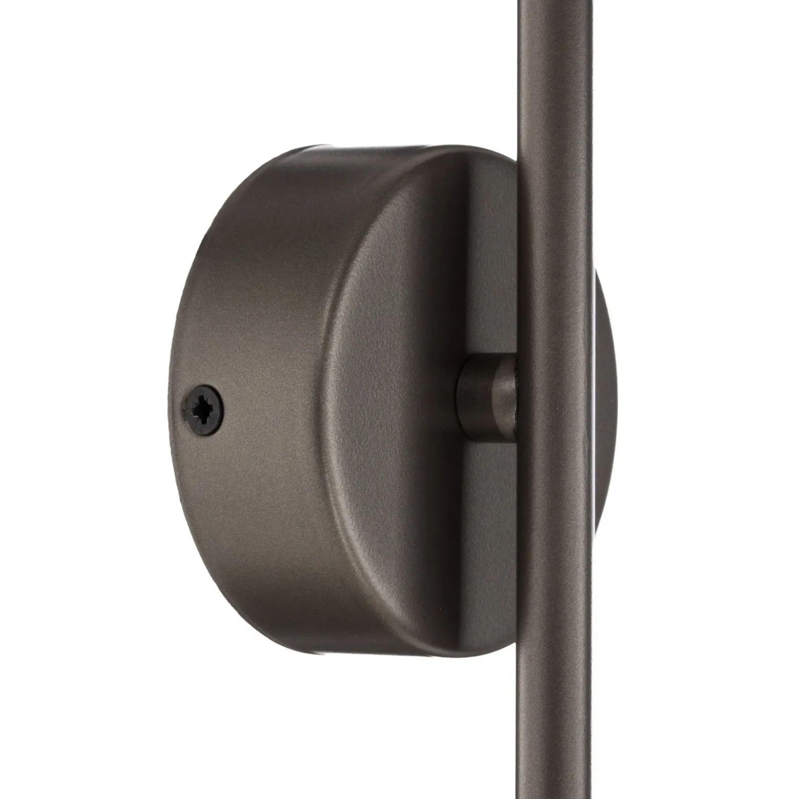 Aplique de pared Lume, marrón, metal, altura 30,5 cm