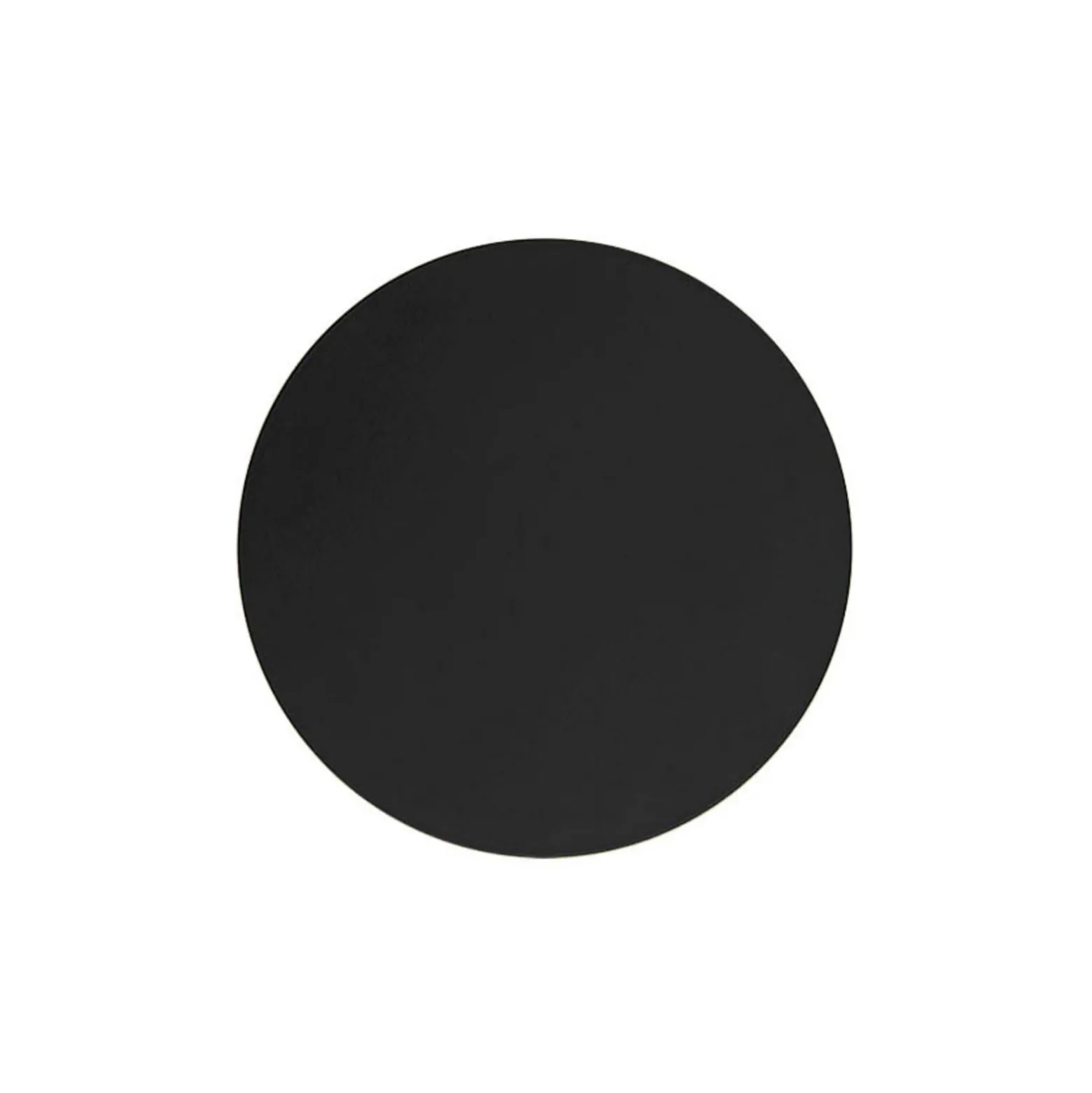 Aplique de pared Lunia New, negra, Ø 40 cm