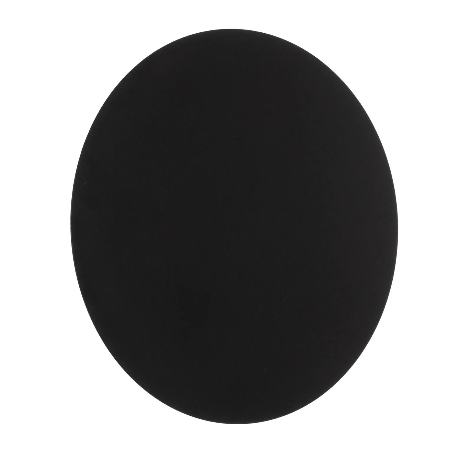 Aplique de pared Lunia New, negro, Ø 20 cm