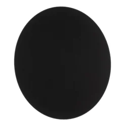 Aplique de pared Lunia New, negro, Ø 30 cm