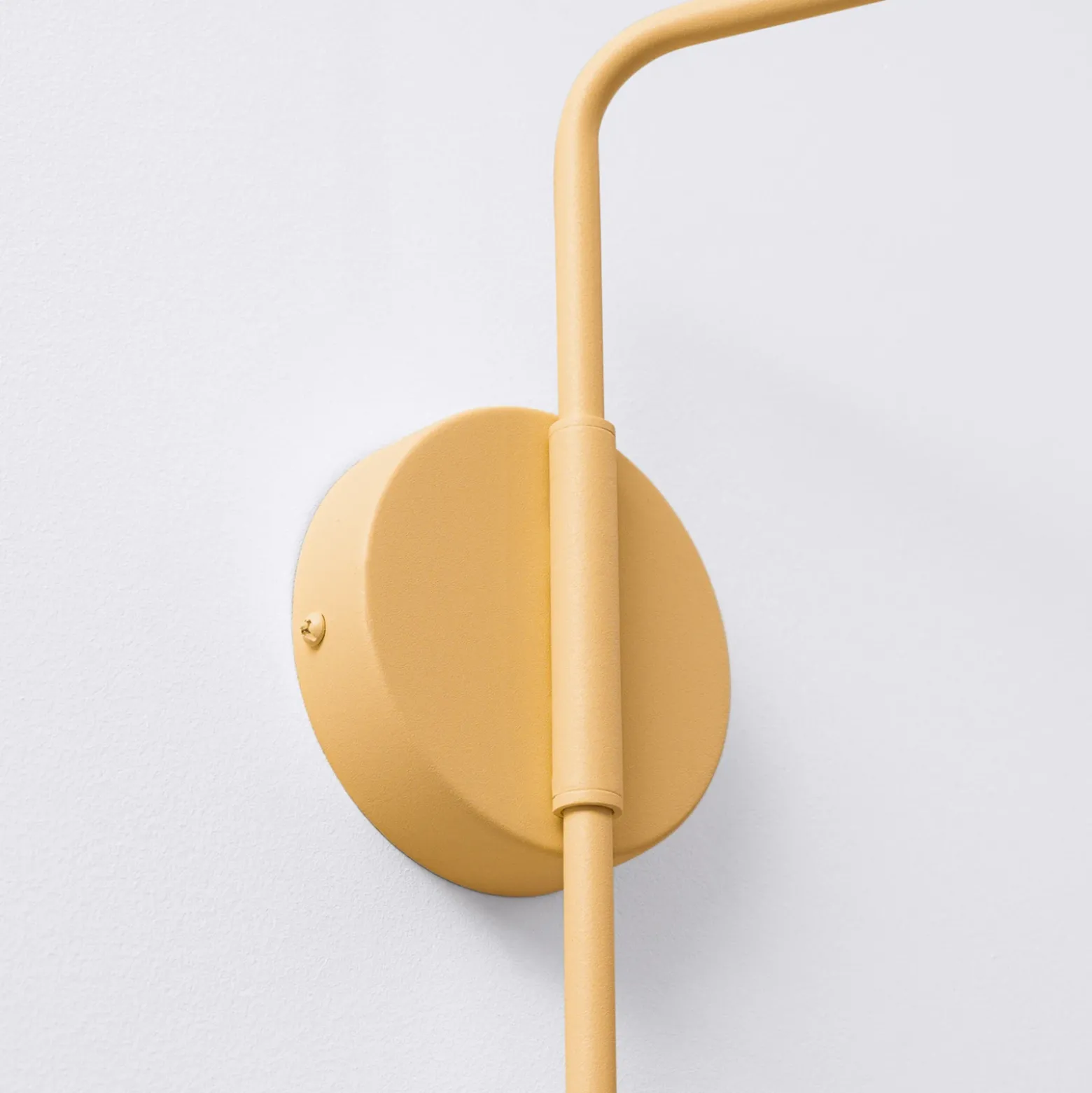 Aplique de pared LYS, dorado, Ø 14 cm, metal, enchufe, E14
