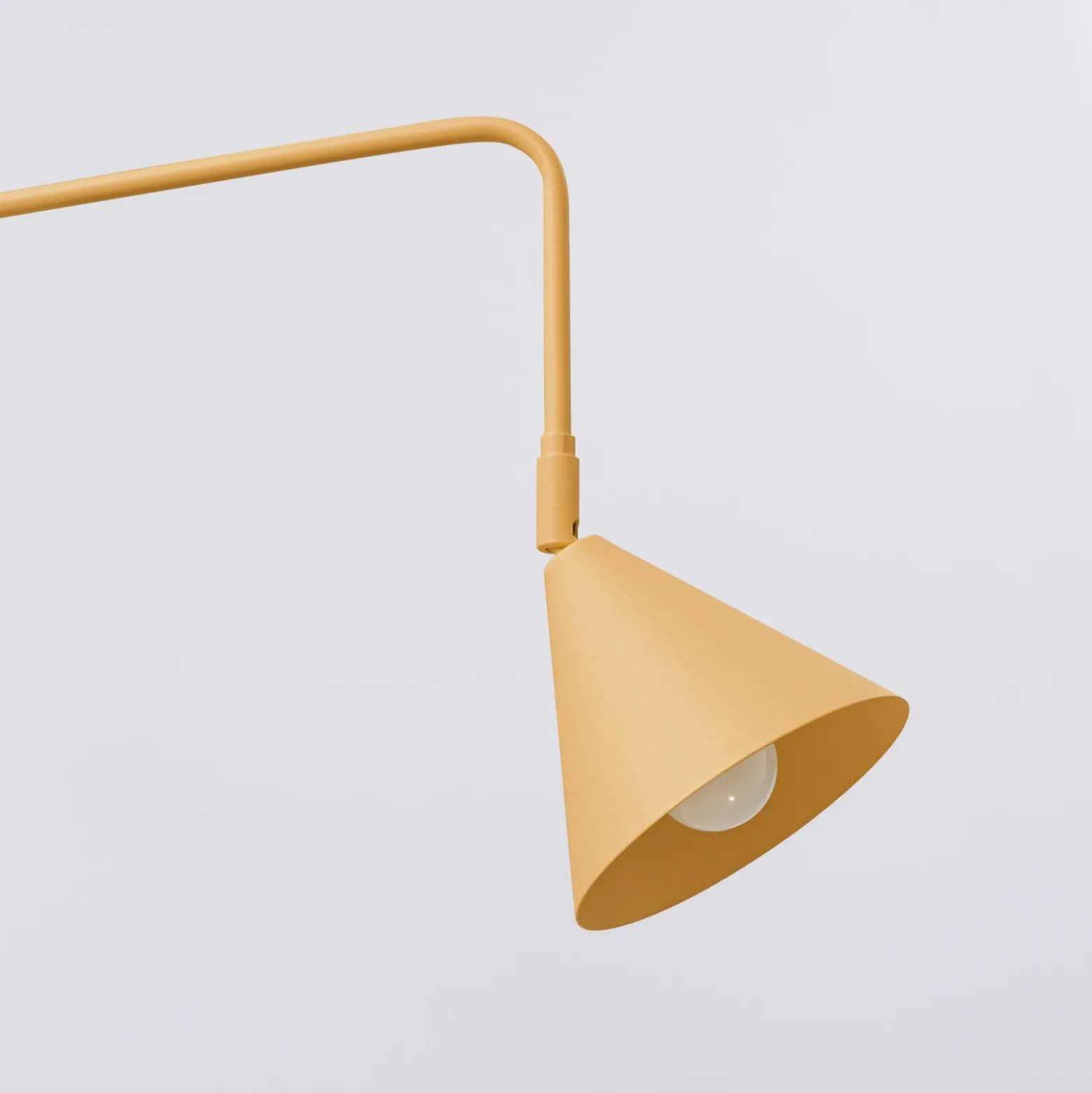 Aplique de pared LYS, dorado, Ø 14 cm, metal, enchufe, E14