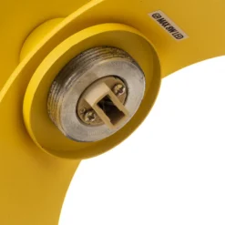 Aplique de pared Mado de acero, amarillo, 1 luz