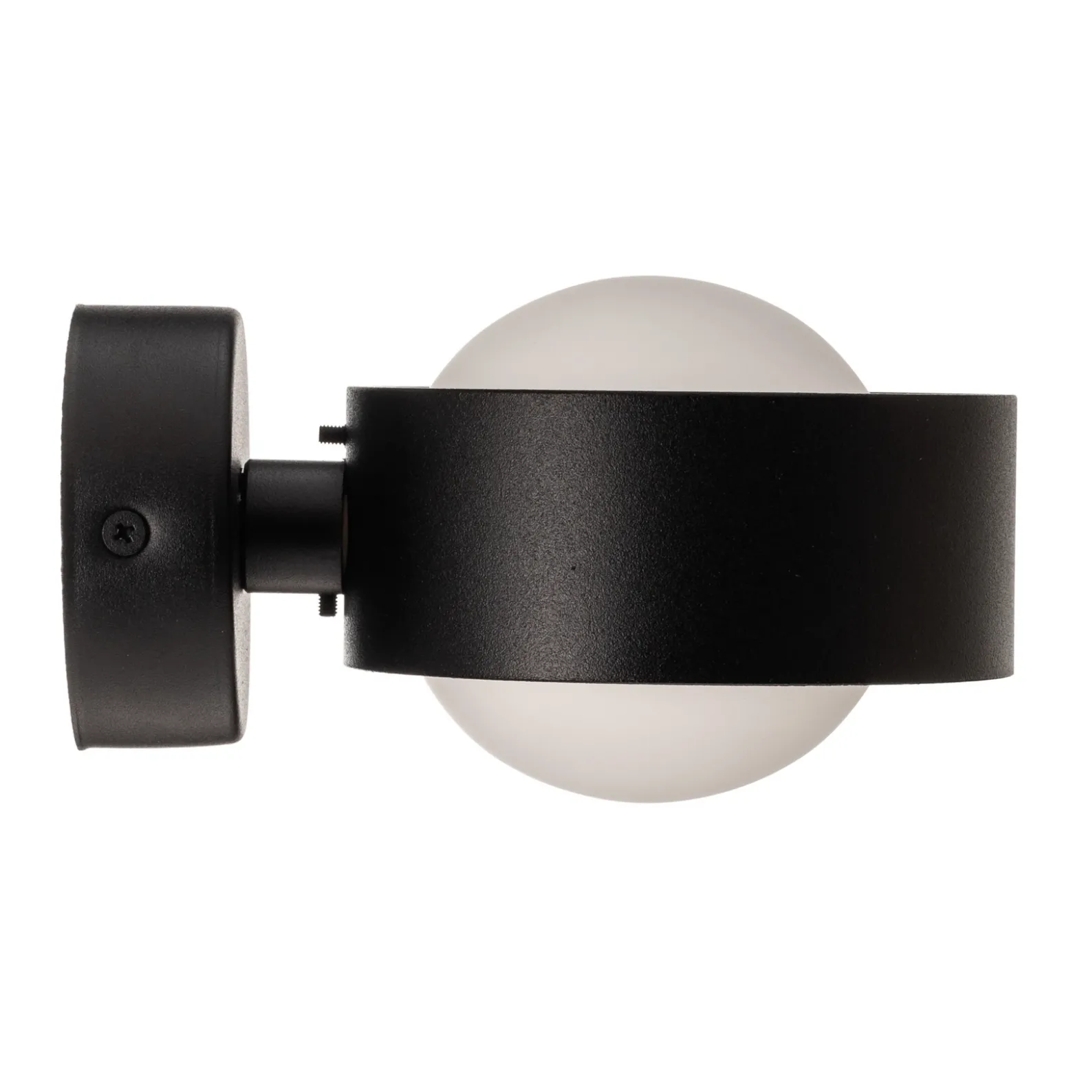 Aplique de pared Mado de acero, negro, 1 luz