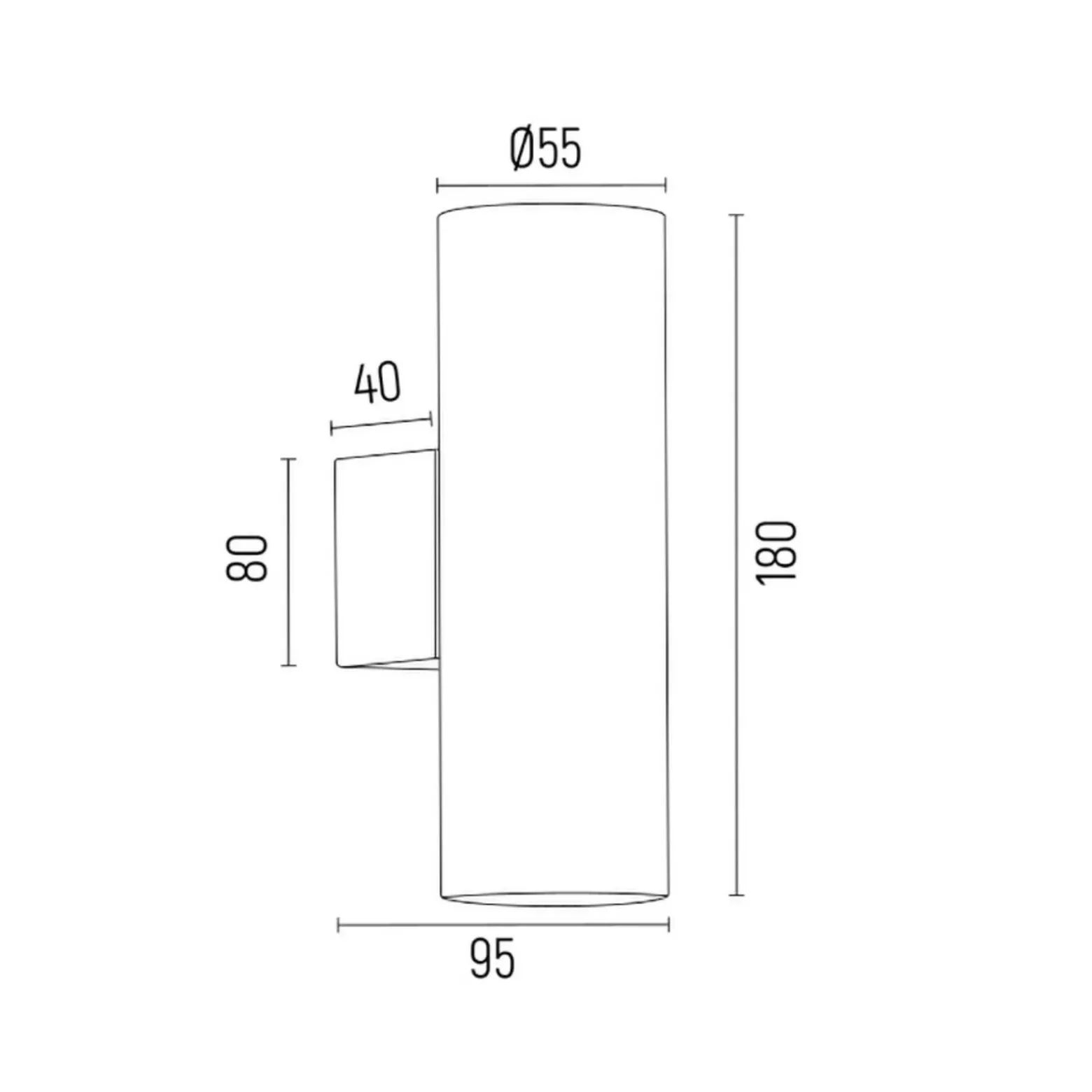 Aplique de pared Marion, latón, altura 18 cm, acero, luz hacia arriba/hacia
