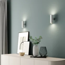 Aplique de pared Marion, 2 luces, blanco