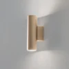 Aplique de pared Marion Plus, dorado, GU10, acero, altura 18 cm
