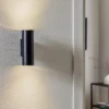 Aplique de pared Marley 2 luces negro