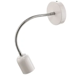Aplique de pared Maxi con brazo flexible, blanco