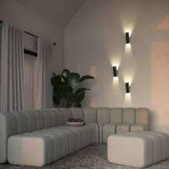 Aplique de pared Maytoni Notta, negro
