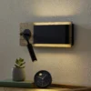 Aplique de pared «Mood», luz indirecta con lámpara de lectura